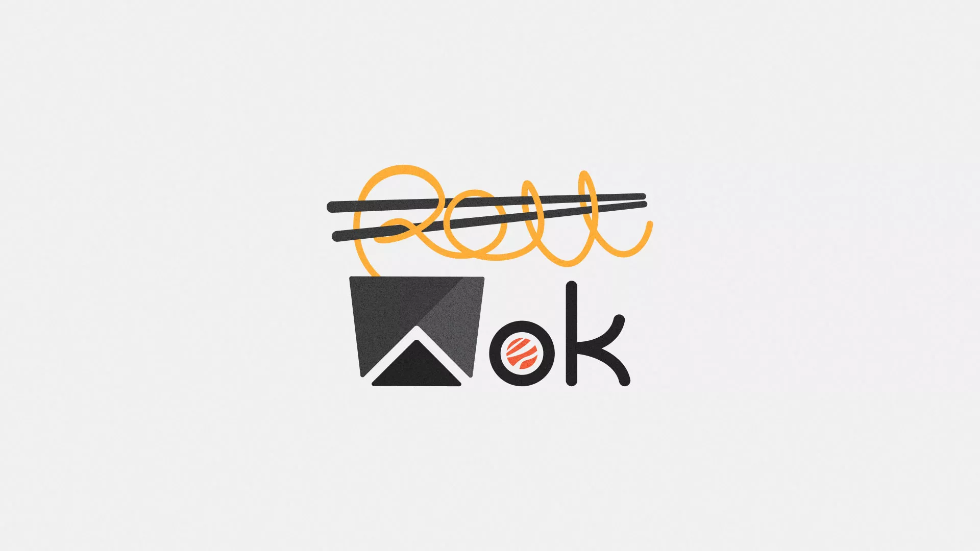 Разработка логотипа в Тулуне для суши-бара «Roll Wok Club» Разработка логотипа в Тулуне для суши-бара «Roll Wok Club»